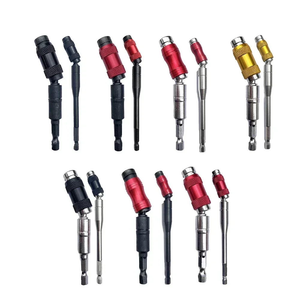 

2pcs 91mm 145mm Connecting Rod Hexagonal Handle Bit Self-Locking Adapter Quick Change Screw Bits Bit Connecting Connector