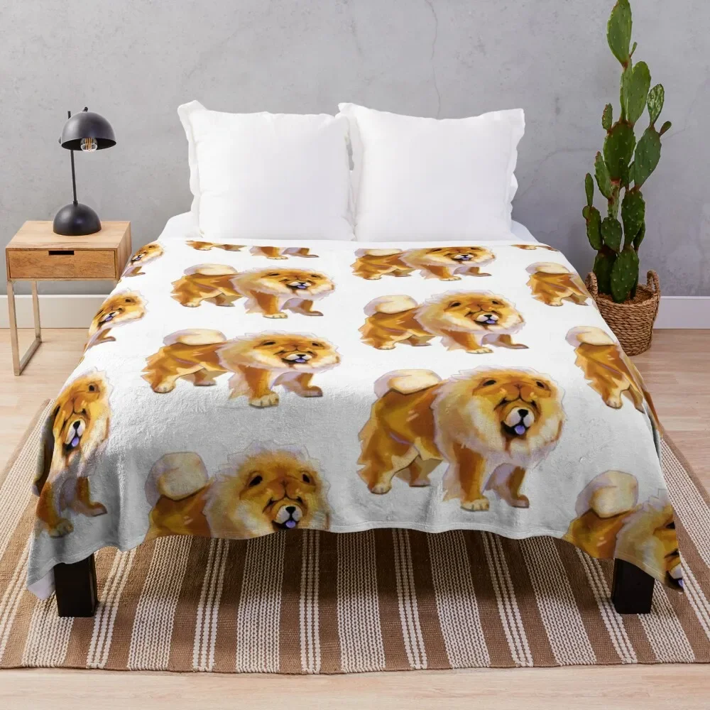 

Chow chow Throw Blanket heavy to sleep Retros Blankets