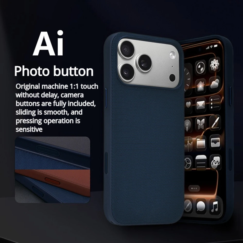 

Оригинальный магнитный чехол для телефона Techwoven для IP 17 Pro Max 17 для беспроводной зарядки Magsafe, защитный чехол от падения