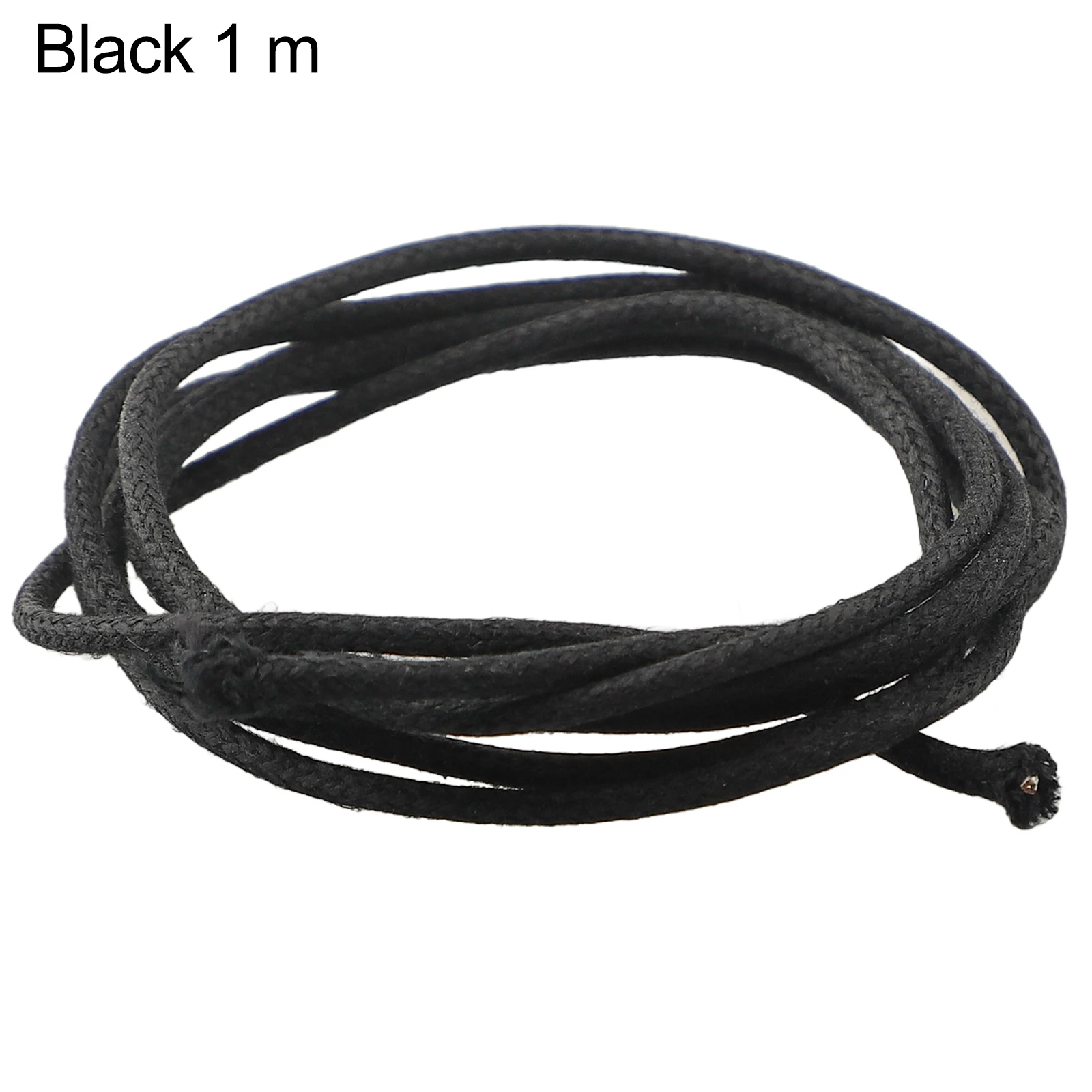 Guitar Parts Cable 1M Pre-tinned Guitar Cable Hot And Ground Connections Waxed Cotton Outer Braid Guitar Repair