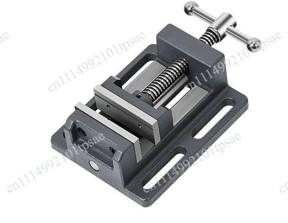 Linear Slide Guide Rod Type Flat Mouth Pliers Heavy Duty Vise Clamp 3-8 Inches for Table Drill