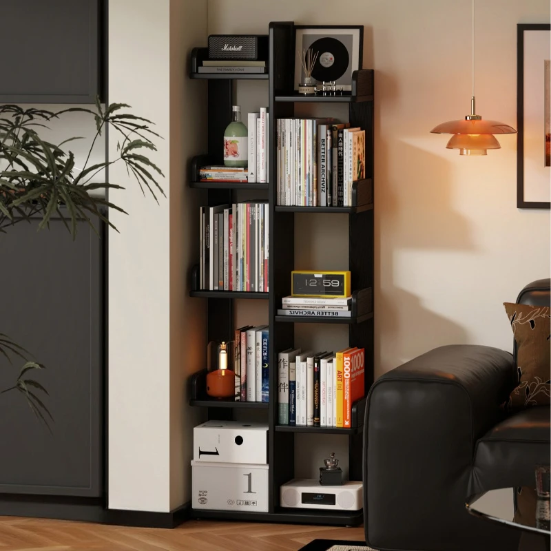 tree-shaped Solid wood bookshelf Multi-layer save space household shelves large capacity storage libreria living room furniture