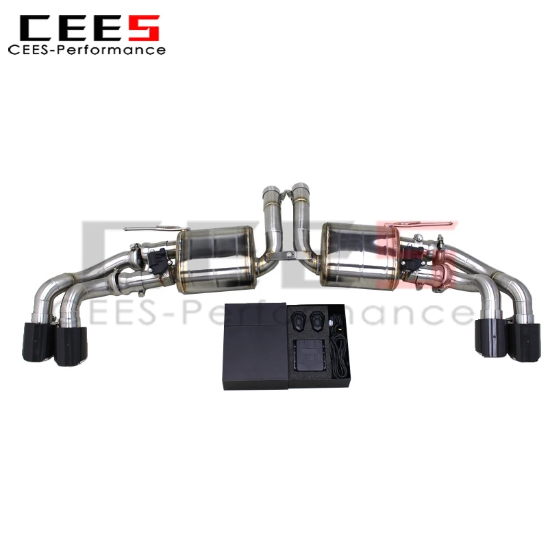 

Задняя выхлопная система cees для BMW X6 E71/E72 N54/N55 3.0T 2007-2014, задняя выхлопная система из нержавеющей стали, глушитель