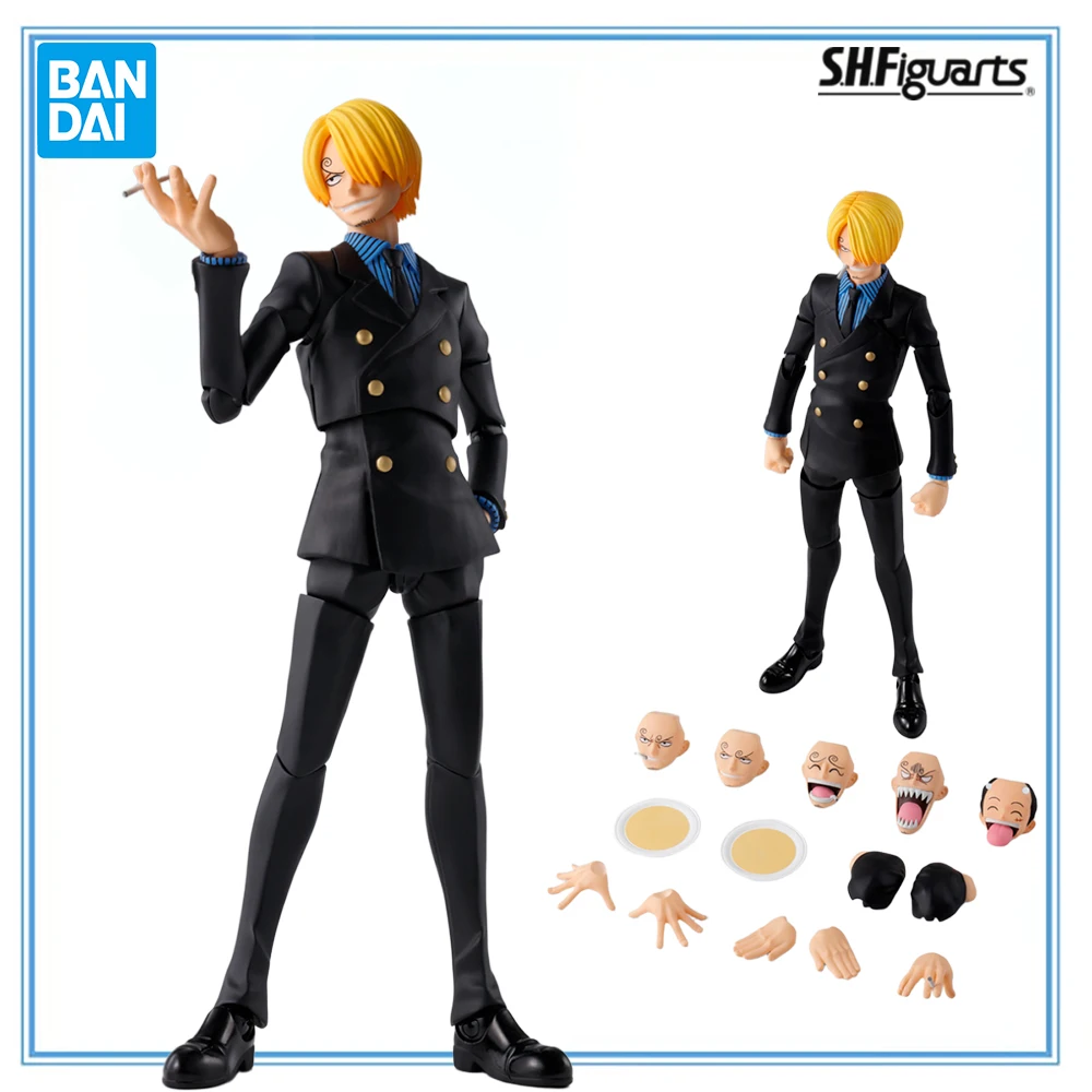

100% оригинальная фигурка Bandai Spirits S.H.Figuarts One Piece Sanji Romance Dawn, коллекция экшн-фигурок, аниме-фигурка, гаражный комплект