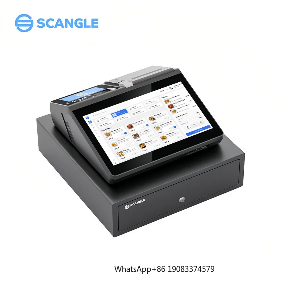 

Scangle Retails Point of Sales System OEM Logo Windows OS Touch POS Terminal with 80mm Autocutter Printer