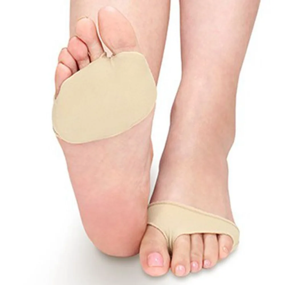 Forefoot antiskid Flexion Toe protection divider Falt foot High heel Arch Gel insoles pads Insert Cushion 1pair=2pcs BJ858