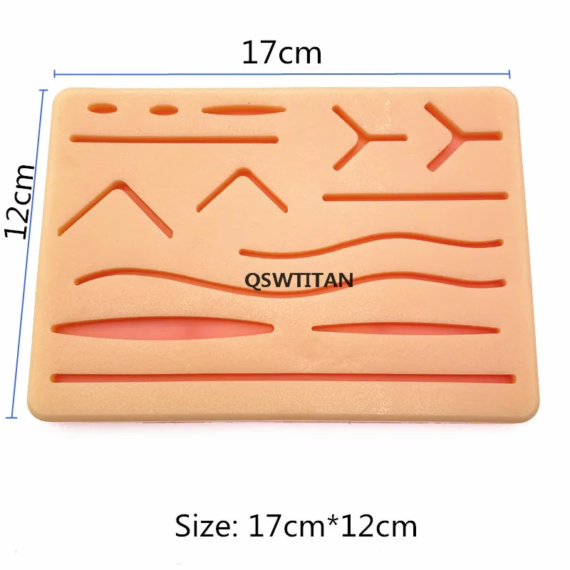 Surgical Suture Training Kit Skin Operate Suture Practice Model Training Pad Needle Scissors Tool Kit Teaching equipment