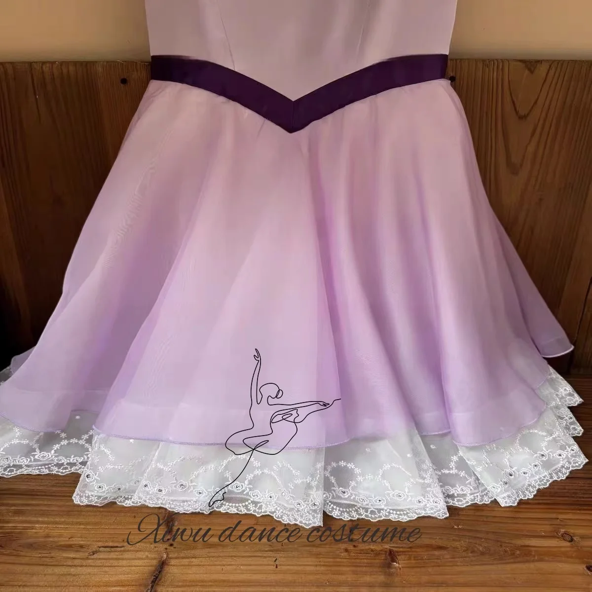 Purple Graduation Ball Variations Ballet Performance Costume Customization