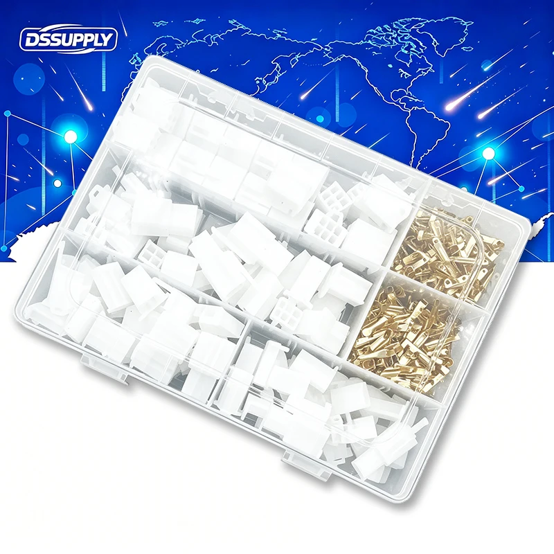 380PCS 2.8mm Pitch Male Female Electrical Wire Connector 2 3 4 6 Pin 2.8 Plug Cable Terminal Kits For Car Motocycle Bike