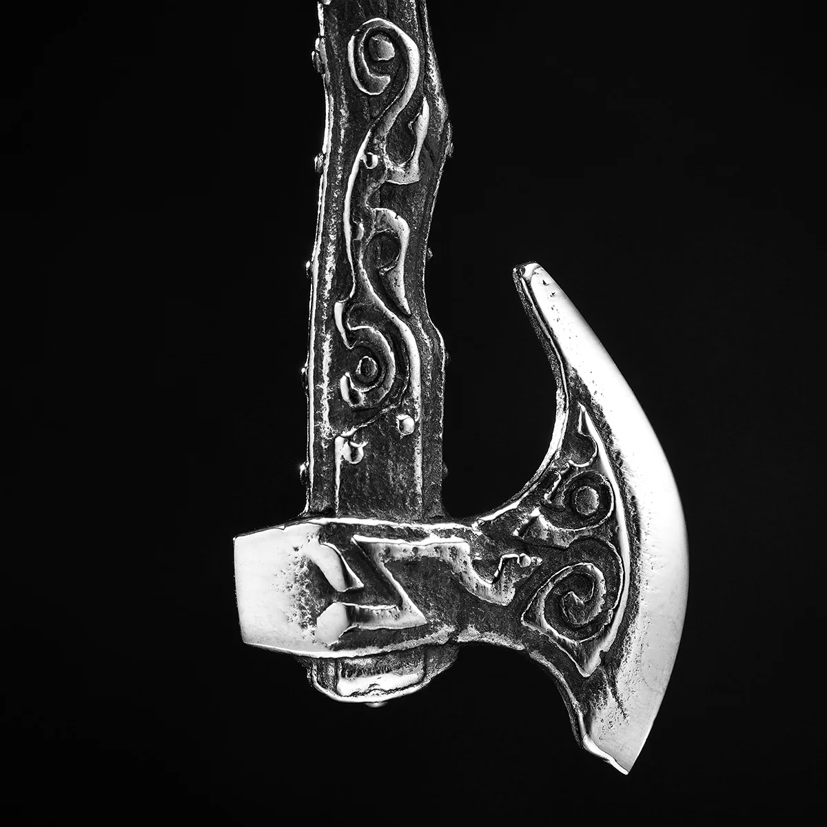 Viking Axe Men Necklaces With Pendant Stainless Steel Jewelry Carving For Male Women Punk Hip Hop Accessories Gifts Wholesale