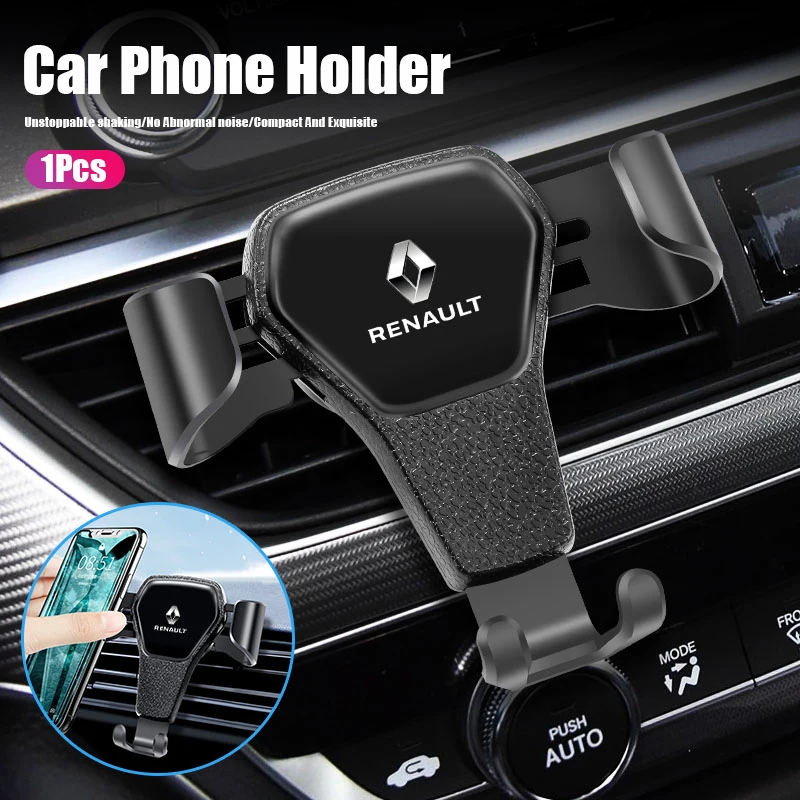 Soporte de Teléfono para Coche con Clip de Ventilación de Aire para Renault Clio Sandero Captur Megane R5 4 E-tech Scenic Austral Rafale