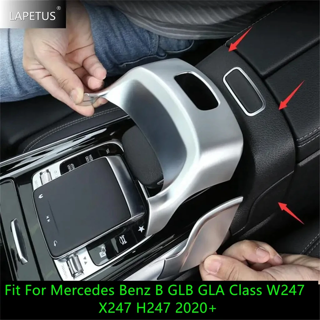 

Car Accessories Center Console Armrest Box Switch Panel Cover Trim For Mercedes Benz B GLB GLA Class W247 X247 H247 2020 - 2024