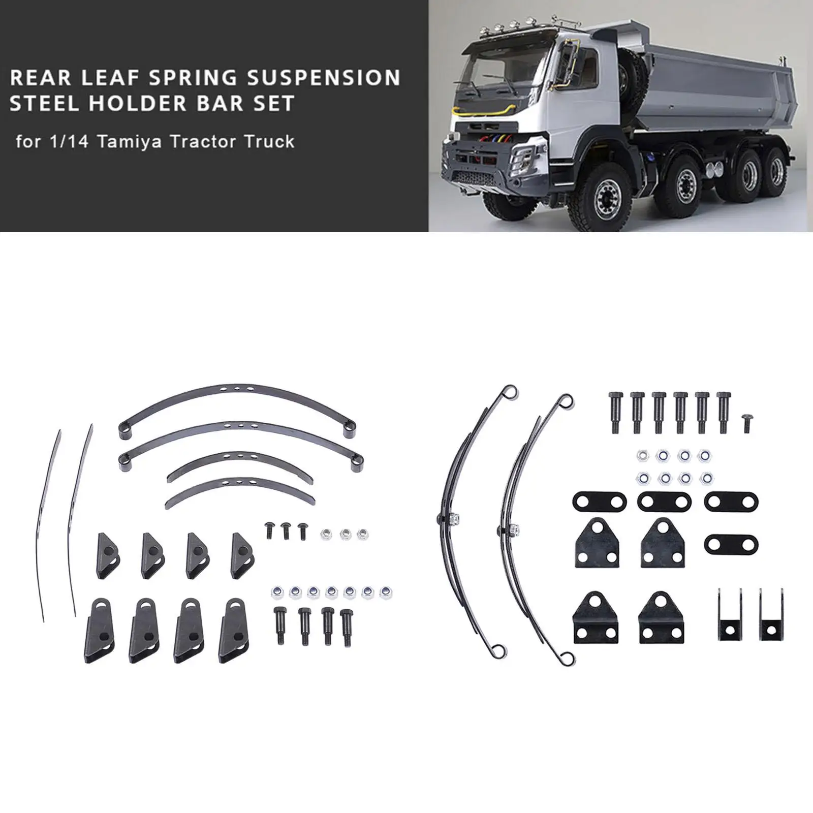 Set, Spring Suspencion Kit /14 RC Tractor - High-quality Metal Material
