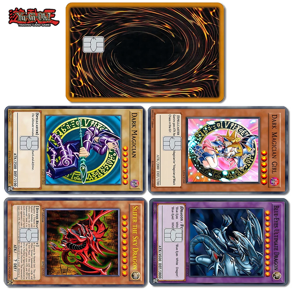 Anime Yu-Gi-Oh! Yugi Muto - Vinilo Adhesivo Mate 2.5D HD para Tarjetas de Crédito y Débito, Resistente al Agua, Regalos