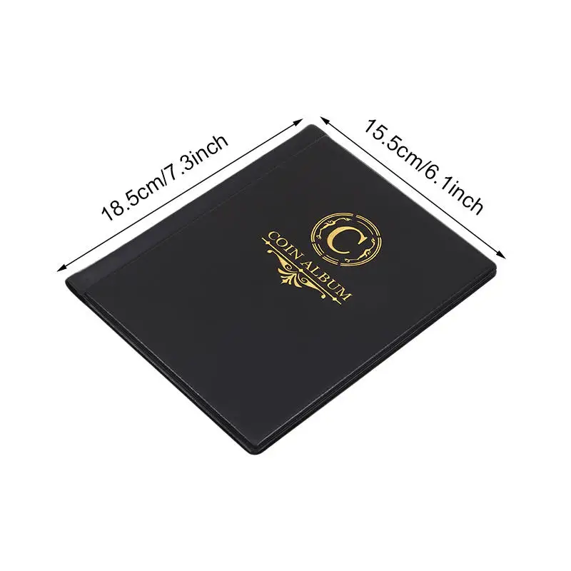 200 Pockets Coin & Banknote Collection Album Multi-purpose Storage Book Badge Collecting Accessories For Collectors