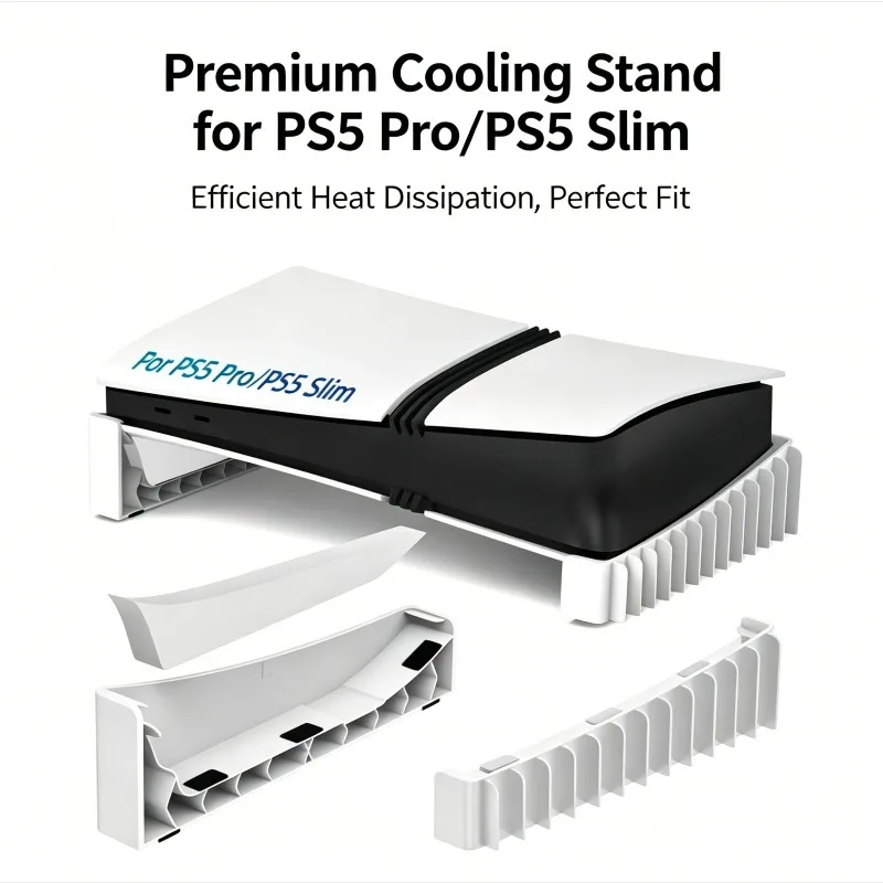 Подставка-для-консолей-ps5-slim-и-pro-вмещающая-12-игровых-дисков-совместима-с-playstation-5-slim-pro-дисковая-и-цифровая-версии-горизонтальная