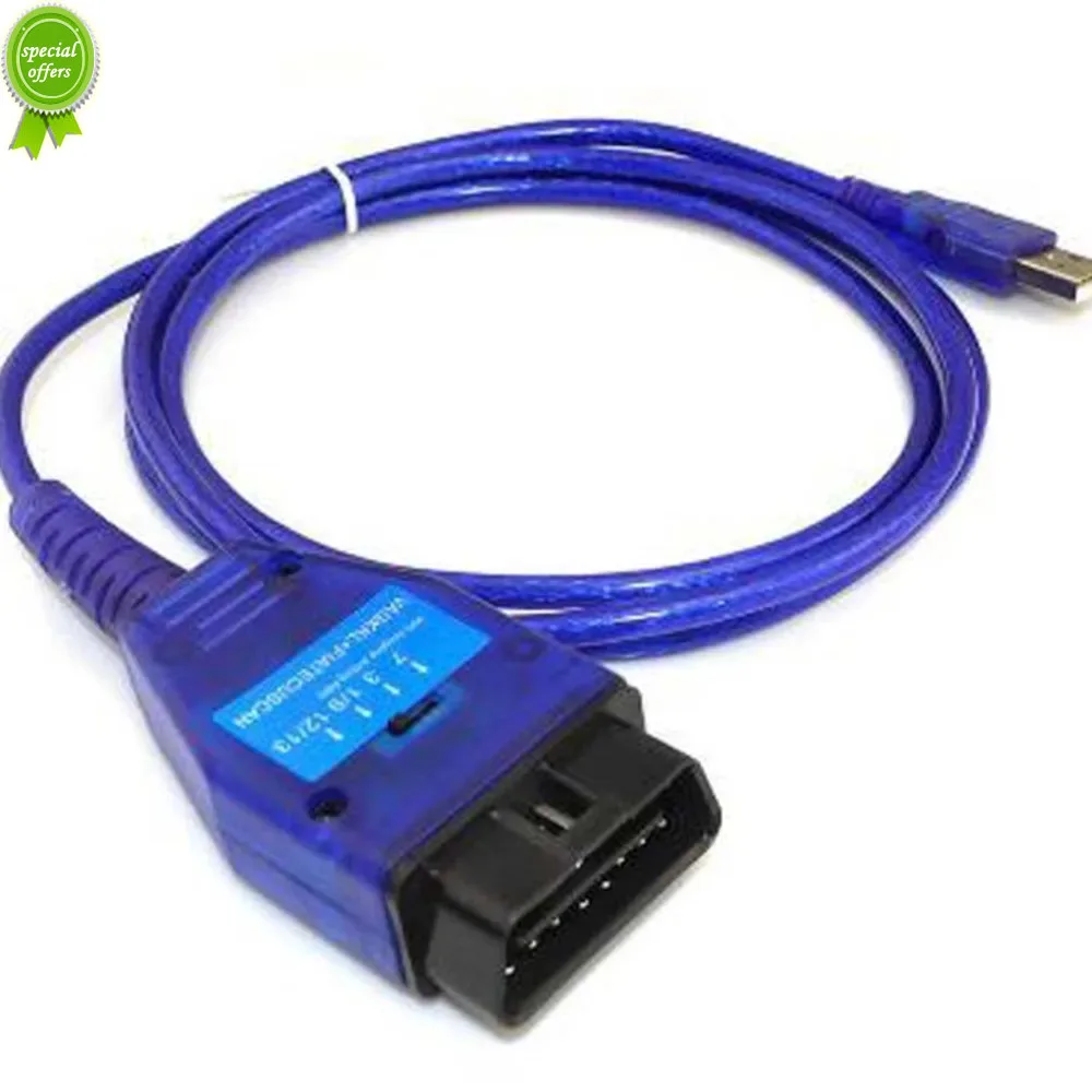 

1Pcs Ecu OBD2 USB KKL Car Diagnostic Cable For Fiat FTDI Chip Car Ecu Scanner Tool 4 Way Switch USB Interface