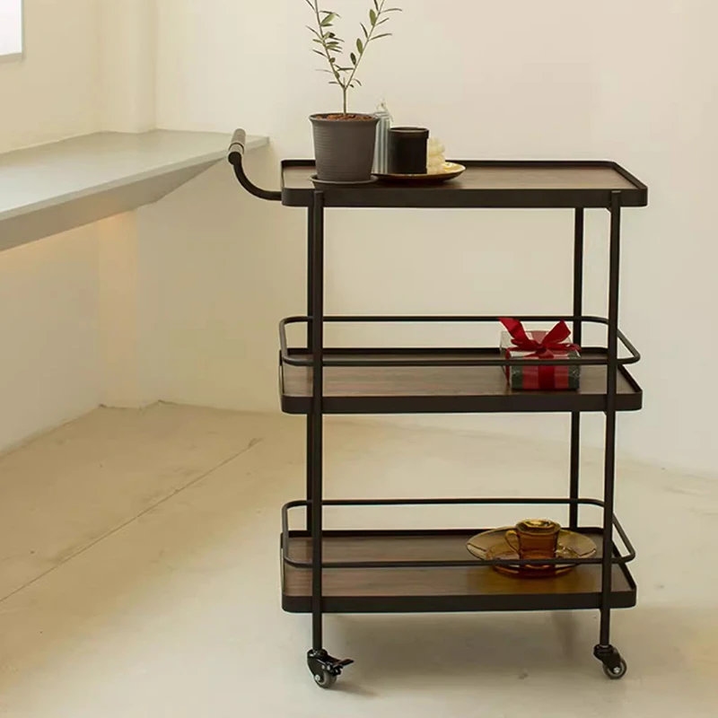 

Nordic Trolley With Wheels Serving Salon Trolley Hotel Dining Room Kitchen Salon Trolley Carrello Attrezzi Beauty Furniture HDTC