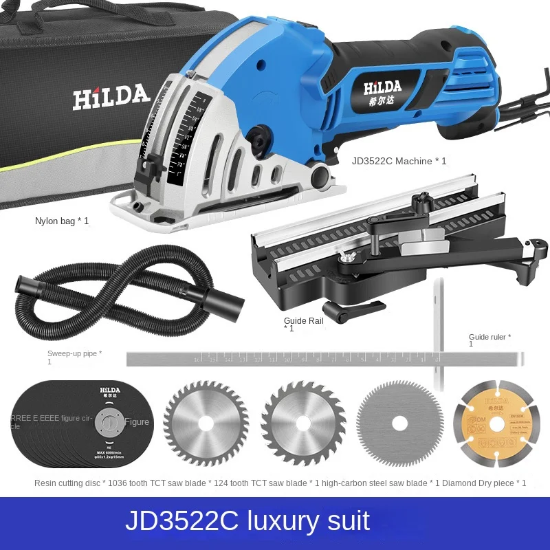 Hilda ceramic tile woodworking cutting multifunctional portable chainsaw can match slippery course mini saw 19 deluxe suits