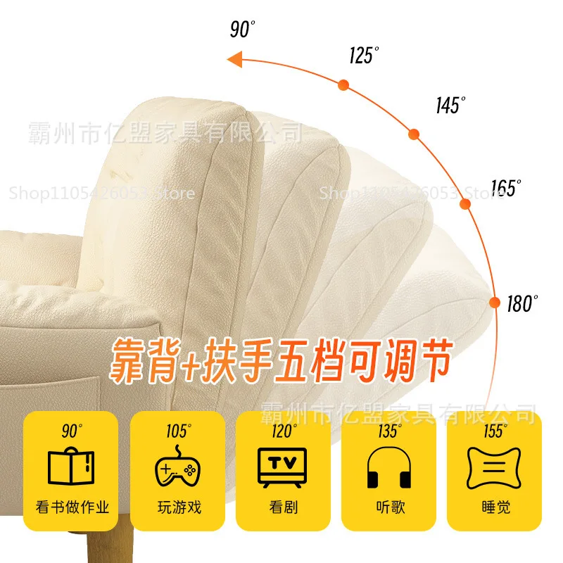 Nordic sofa matte fabric double sofa living room small apartment cream wind three fabric sofa
