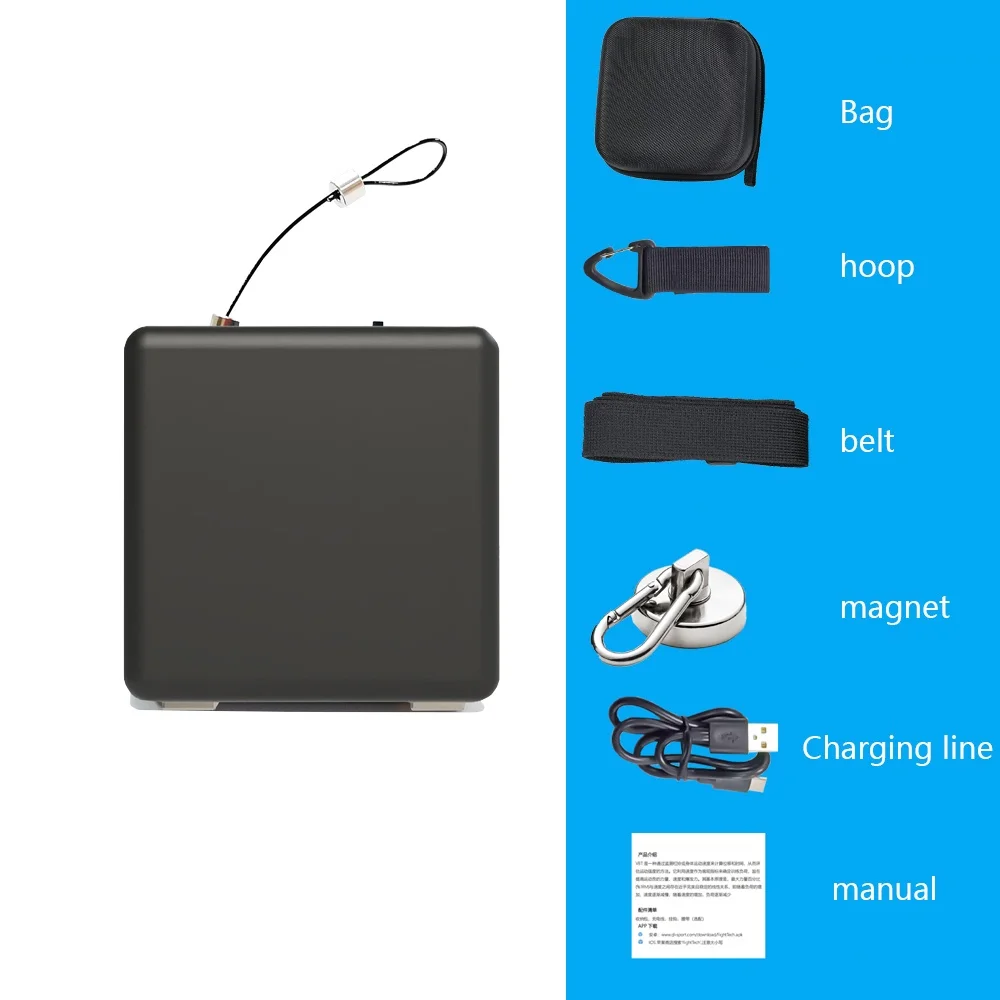 queling Geschwindigkeitsbasiertes Trainingsgerät, linearer Encoder für Powerlifting und vertikale Sprünge – ±1 mm Präzision     Realtime Training Data Trackin 3