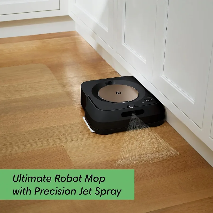 Ultimate Robot Mop- Wi-Fi Connected Precision Jet Spray Smart Mapping Works with Alexa Ideal for Multiple Rooms