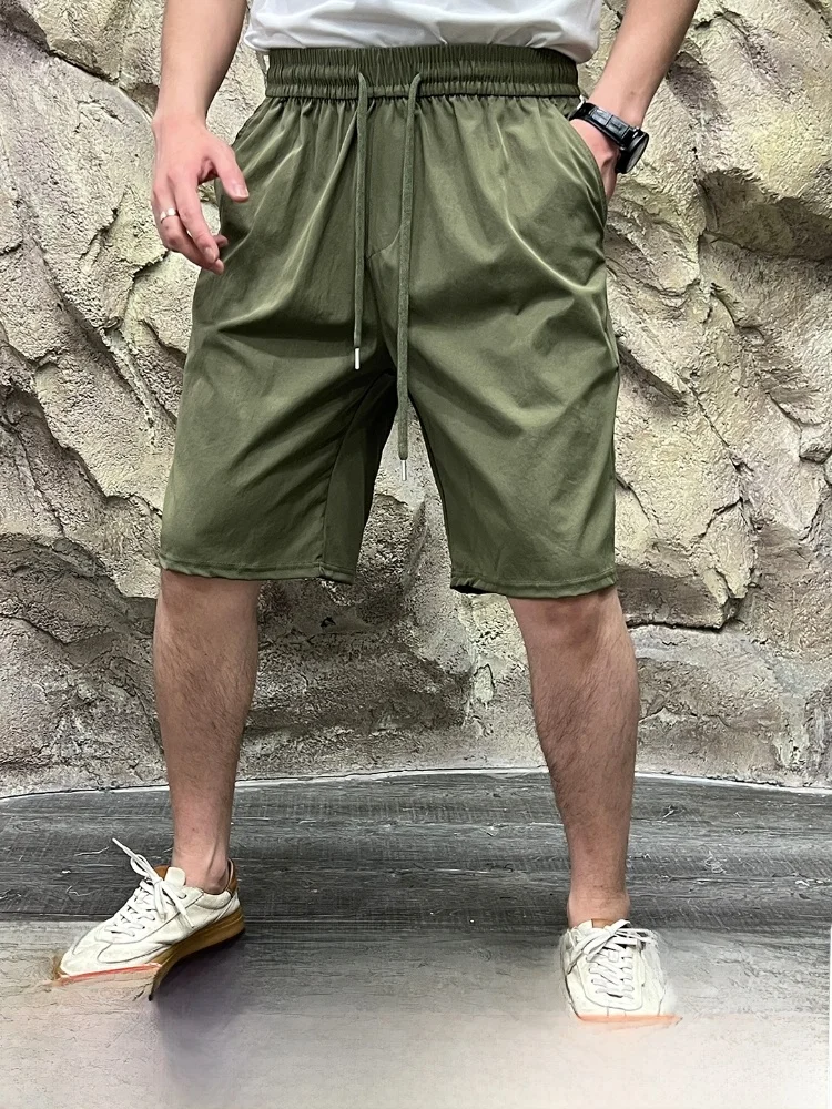 

Cool Men's Sport orts Qui Dry Breathable Outdoor Summer New Arrival Faionable Polyester Fiber Straight Leg Casual Pants