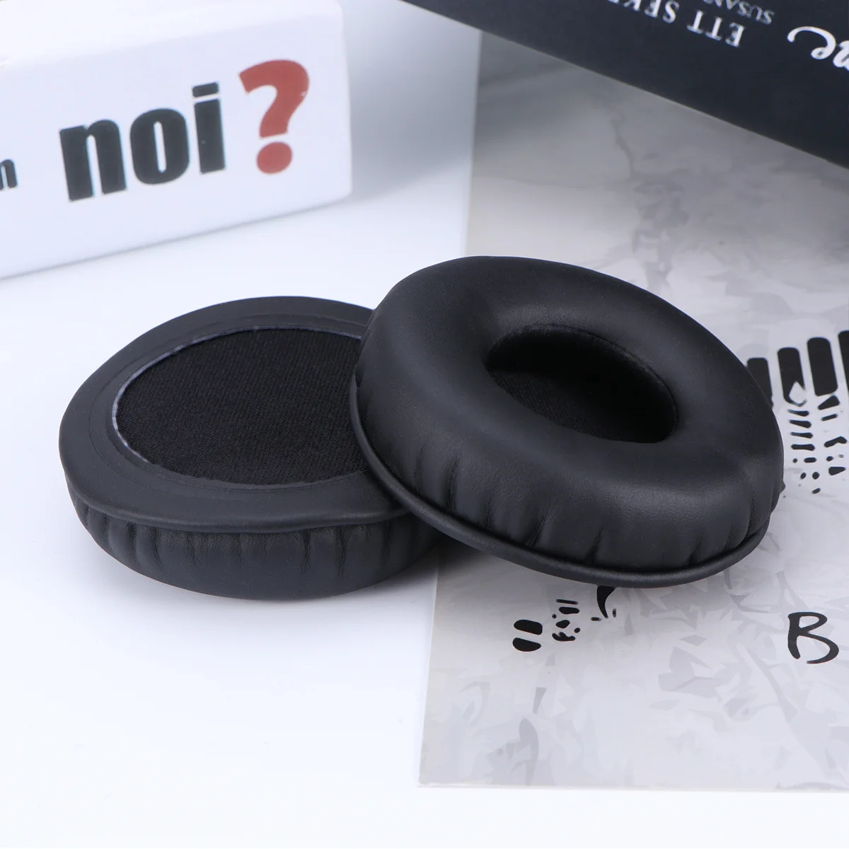 

Pair Headphone Ear Pads Cooling Soft PU Replacement for K518 K518dj K518le Mdr-Nc6 Comfortable Ear Cushions