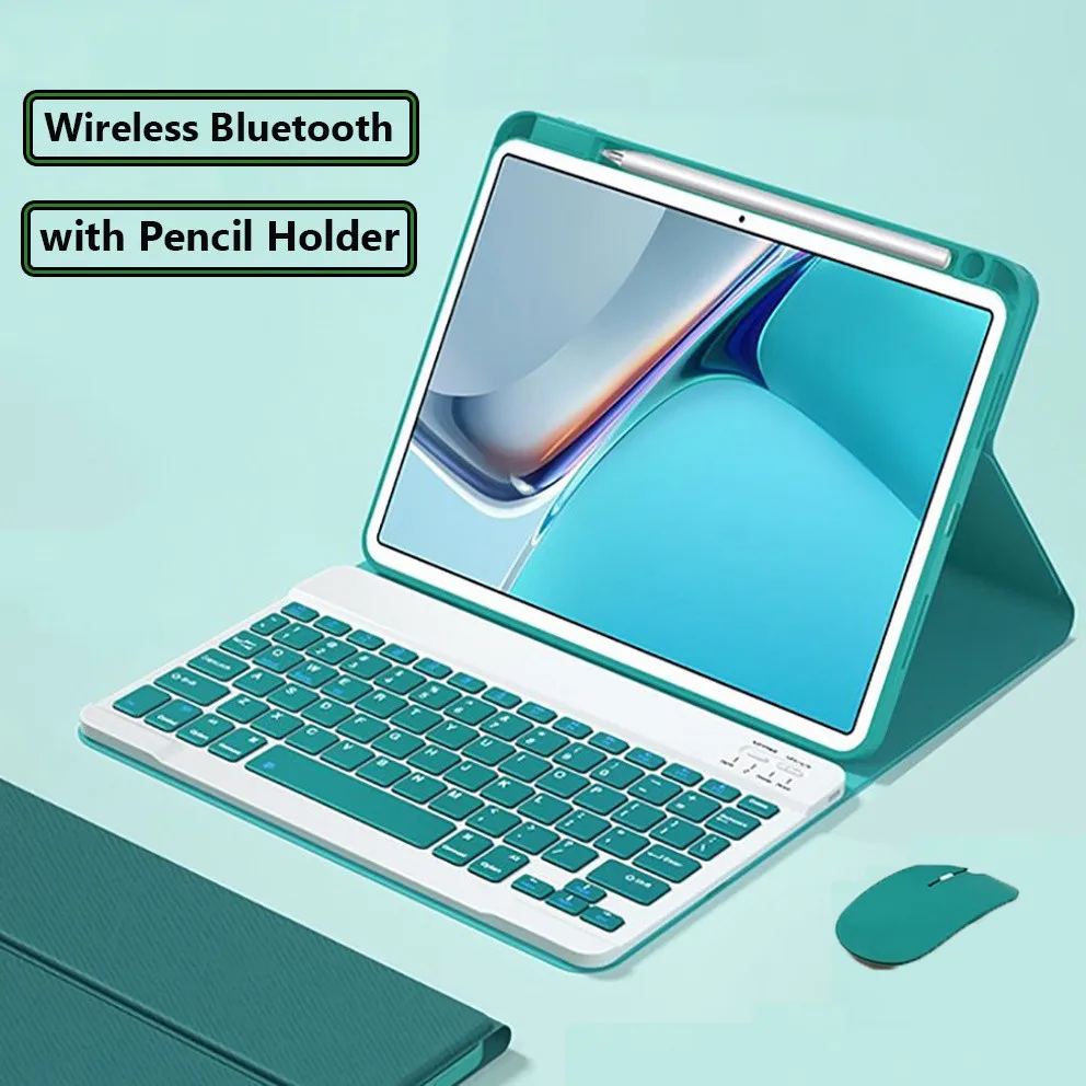 Case with Keyboard for OPPO Pad 3 Pro Case 12.1 Inch Pad3 11.61 Pad2 Pad 11 Air2 Air 10.36 Inch Magnetic Keyboard Mouse Pen Slot