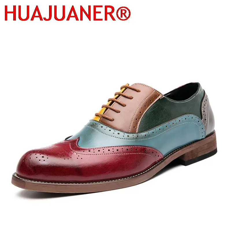

New Mens Shoes Classic Dress Shoes Luxury Casual Leather Shoes Business Office Brogue Shoe Fashion Formal Shoes Male Shoes Adult