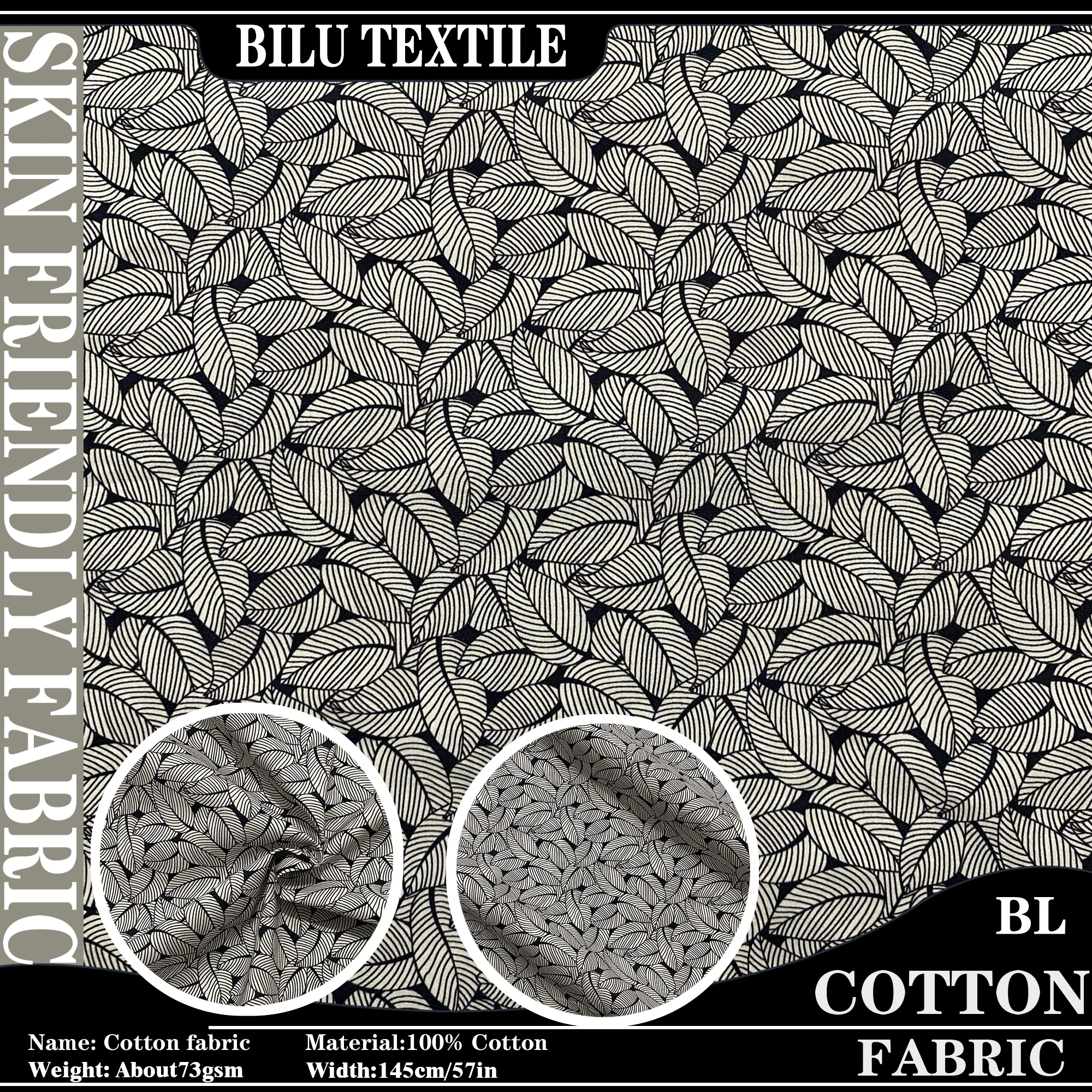 

1M 80s 100% Cotton Poplin Liberty Lost in leaves tana lawn cotton Fabric DIY handmade Sewing Dress Shirt Clothing Designer cloth