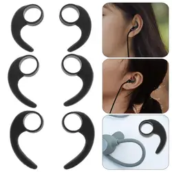 6Pcs Earphone Clip Hook Silicone Headphone Ear Hook Hanger Ear Hook