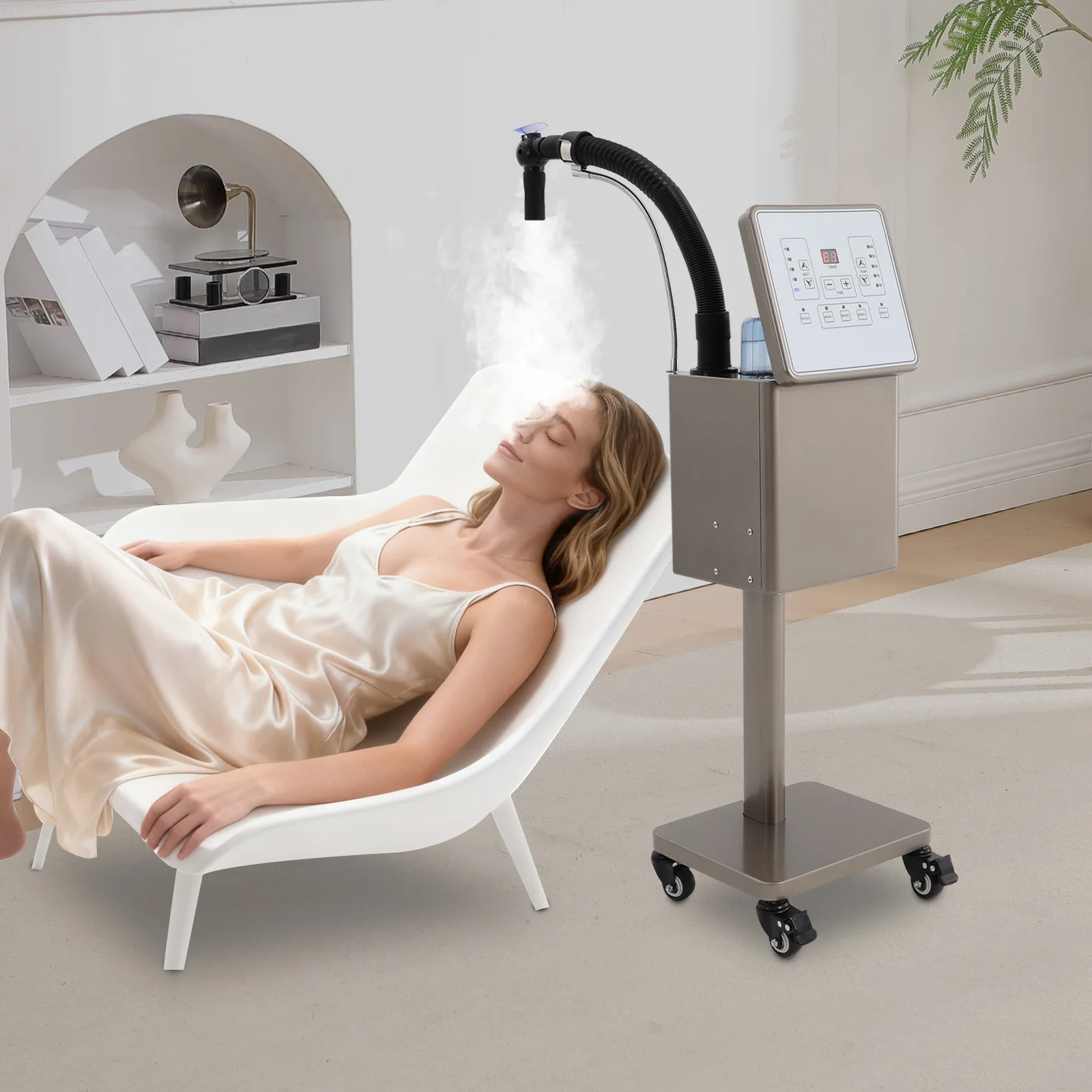 ヘアスチーマー スタンド式ヘアスチーマー ナノヘアスチーマー 深いヘアケア用 ナノミストヘアスチーマー 900-1600W