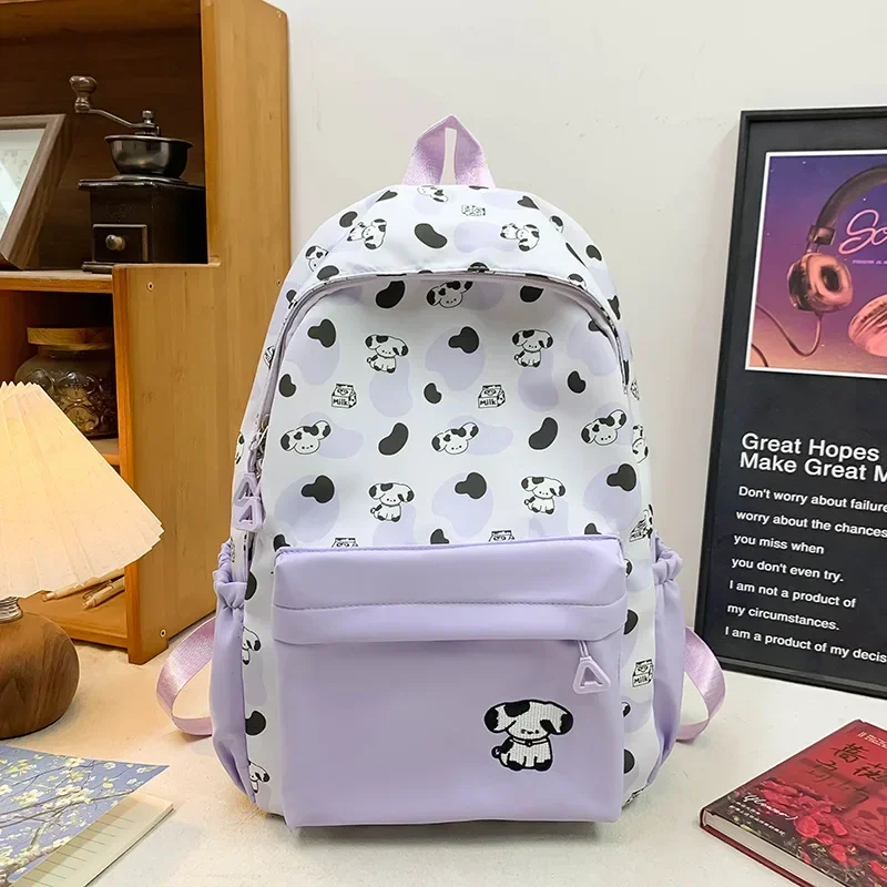 

New Ins Style School Backpack for Girls Teens High School Student Lightweight Bookbag Fashion Casual Rucksack