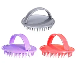 Head Massage Brush Soft Silicone Shampoo Brush Bathroom Products Plastic Sanitary Comb Washing Hair Scalp Shower Body