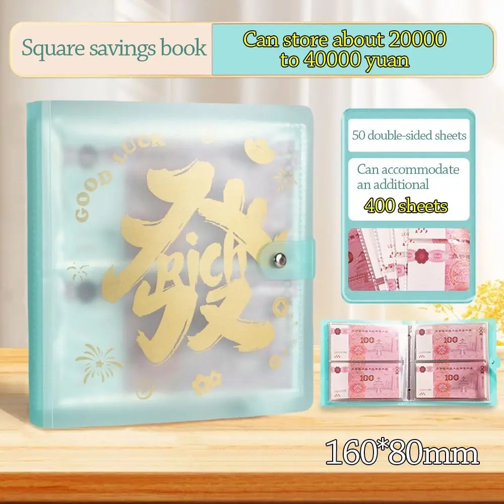 Get Rich Overnight 100 Envelopes Money Saving Challenge PP Save Money Money Collection Book Portable Reusable