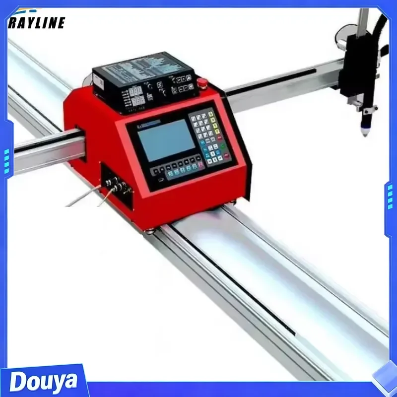 Robotec Mini 2-axis control fast speed Metal Steel cutting machine CNC plasma cutter machine 110v-240v Portable flame cutting
