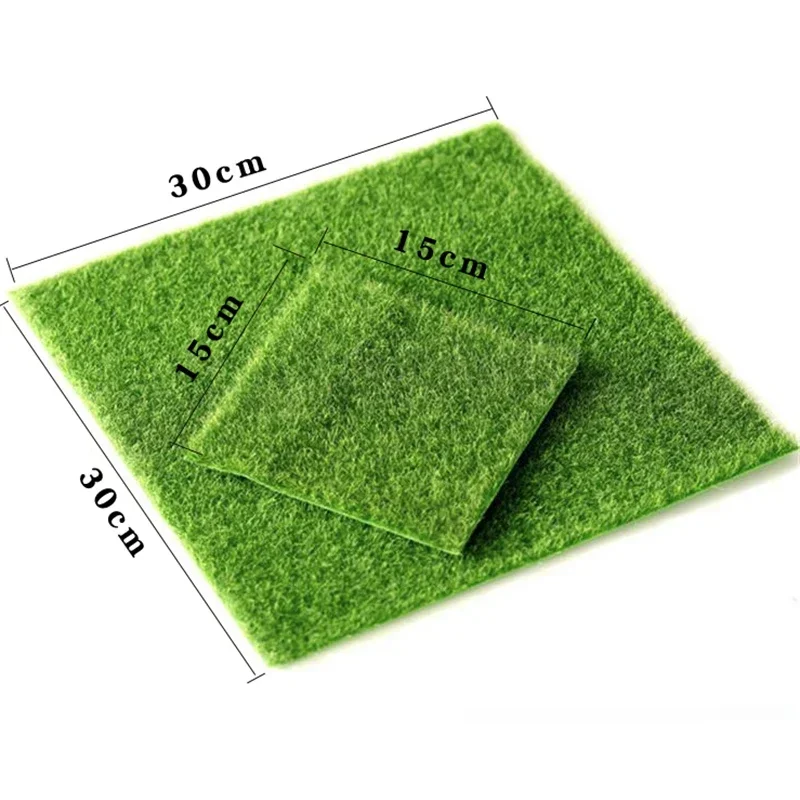 1pc Simulated lawn Moss Artificial grass false moss Succulent Microlandscape DIY Decorative materials Flocked turf