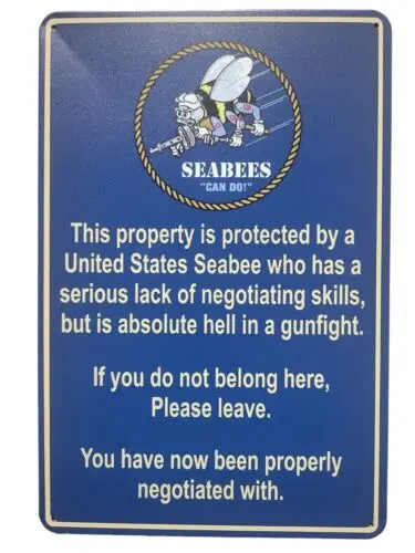 Property Protected by United States Seabee 12