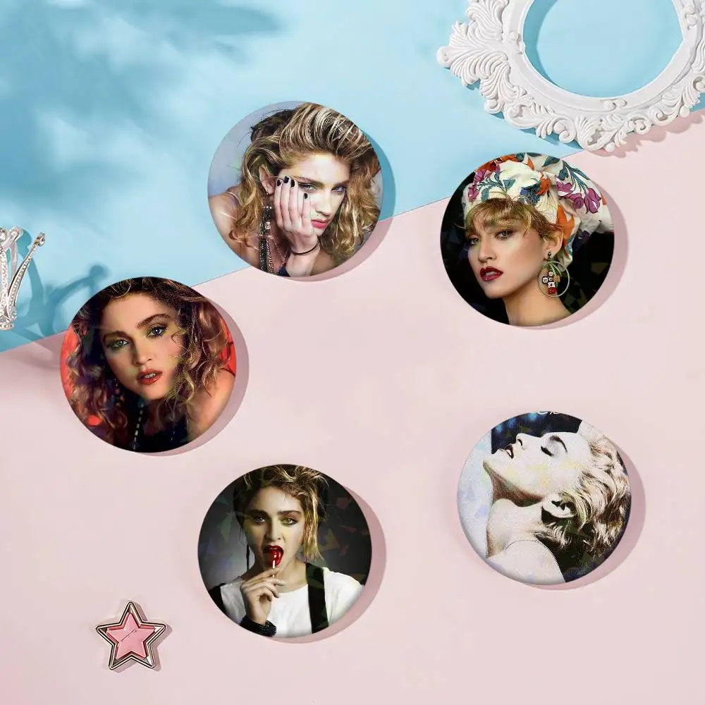 Singer M-madonnas Enamel Pin Clothing Bag Accessories Brooch Cartoon Science Fiction Badge Gift