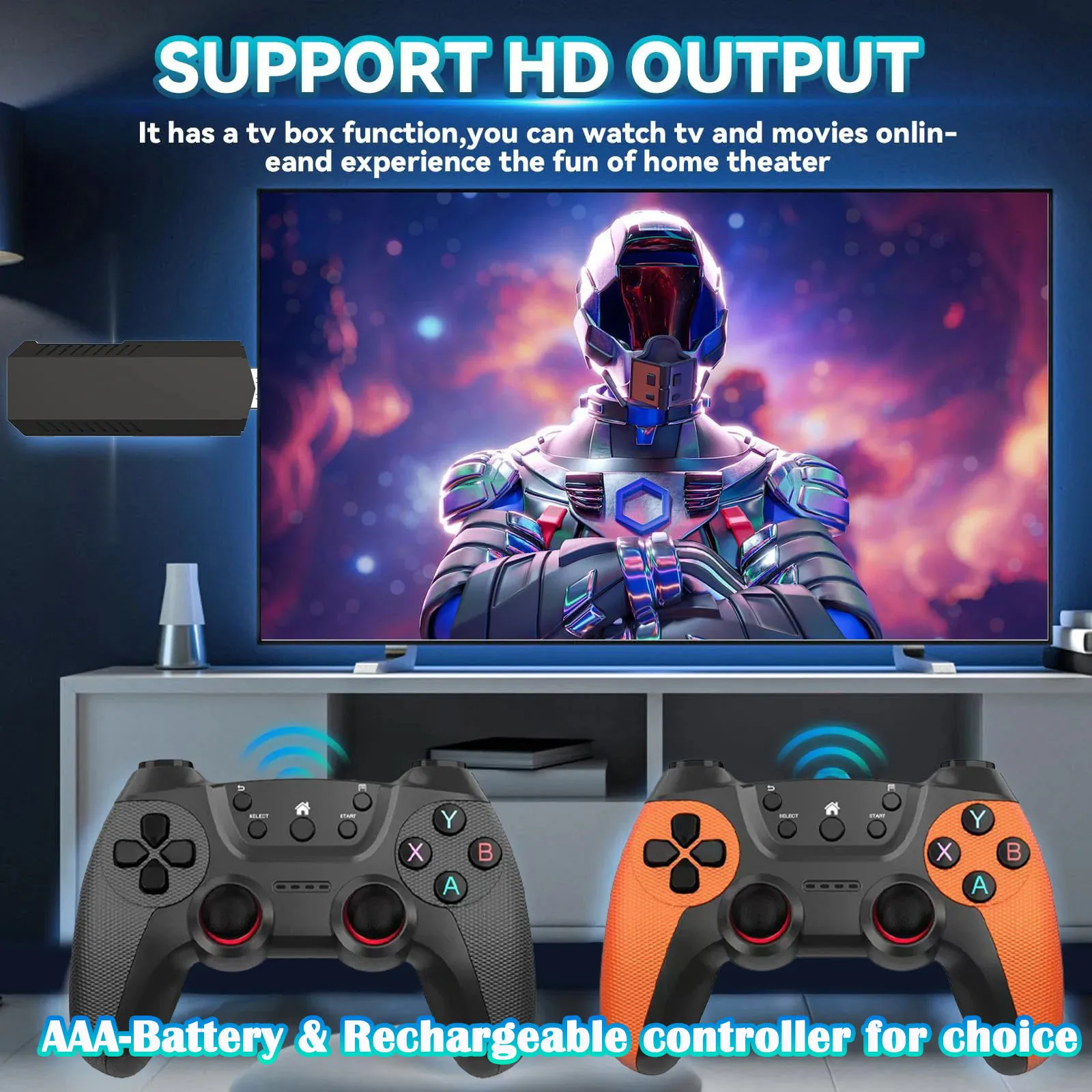 X2Pro TV Game Stick 4K HD Video Handle Game Console 40K/50K Games 64g/128g for PSP Retro Arcade Games PK M15 Pro for Home Gaming - Image 5