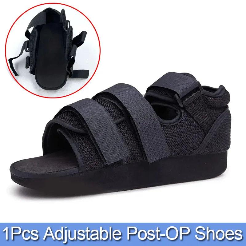 1 Pc Post-Op Shoes Lightweight Orthopedic Walking Foot Brace for Broken Toe Injury Or Surgery Non Weight Bearing Medical Shoes