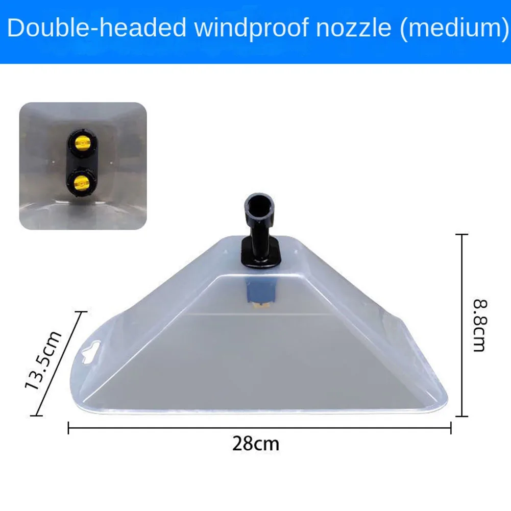 Agricultural Windproof Nozzle Sprayer Cover Agricultural Electric Electric Sprayer Nozzle Fan Shaped Garden Irrigation Supplies