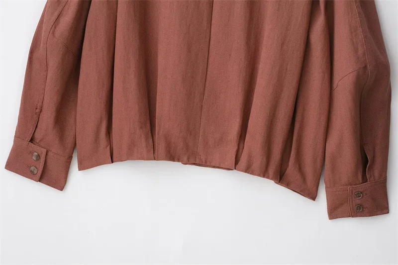 Women's Autumn Streetwear Style Coats Solid O-Neck Single-Breasted Female New Fashion Casual Long Sleeves Jackets