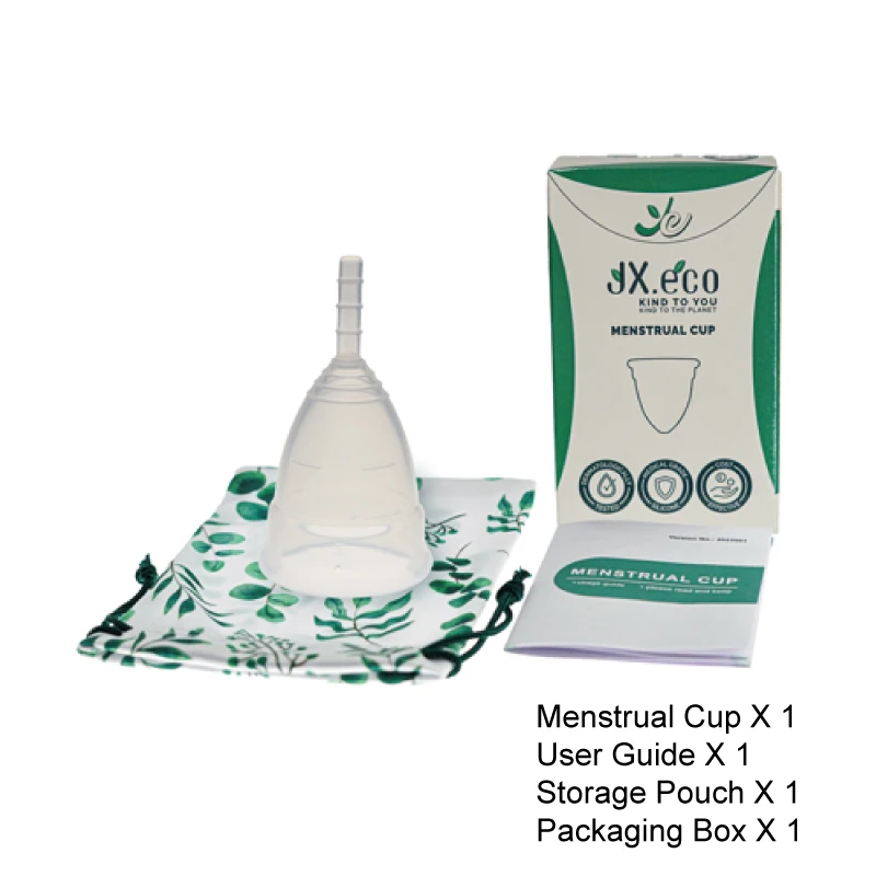 Reusable Silicone Menstrual Cup Period Copa Menstruelle Cup Sterilizing Feminine Hygiene Products for Women Beauty Health