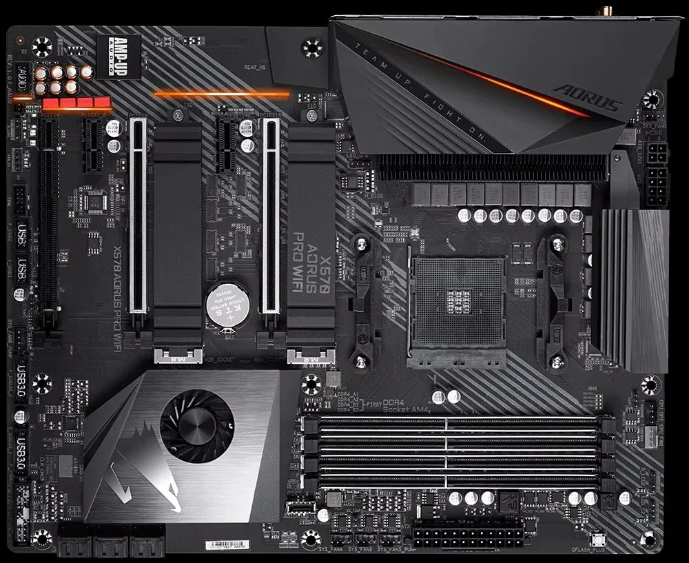 X570 Aori Pro Wifi Main Board Am4 Desktop Pc 5950x