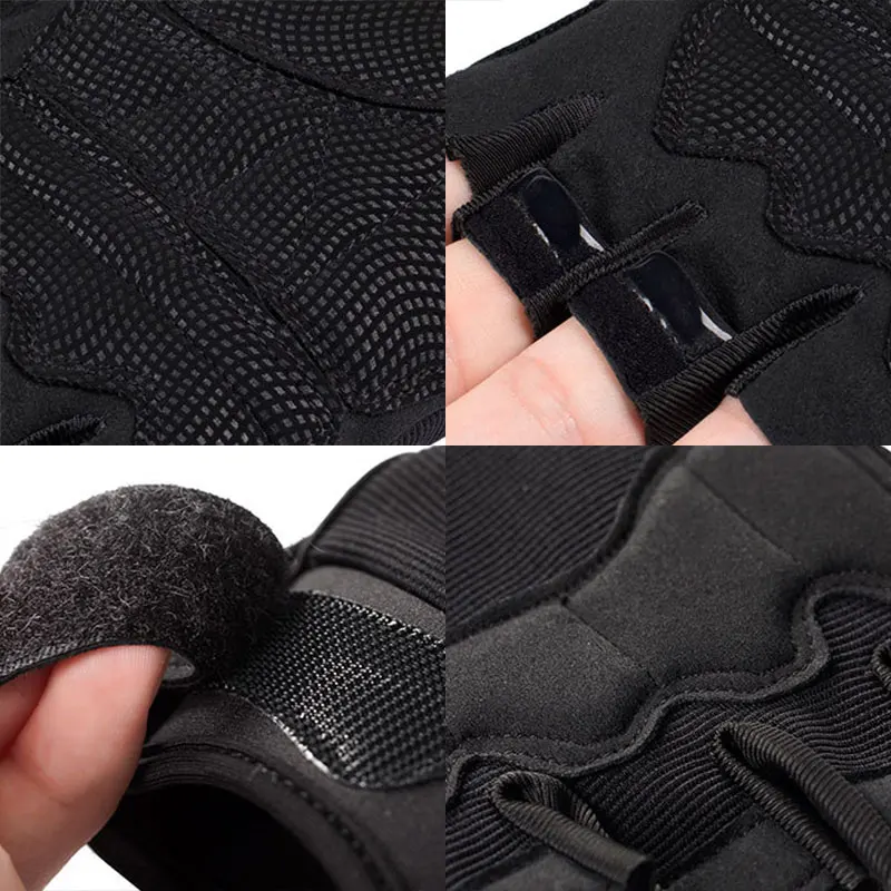 Tactical Gloves Fingerless Gloves Anti-Slip Outdoor Sports Bicycle Gloves Camouflage Guantes Sports Fishing Riding Gloves