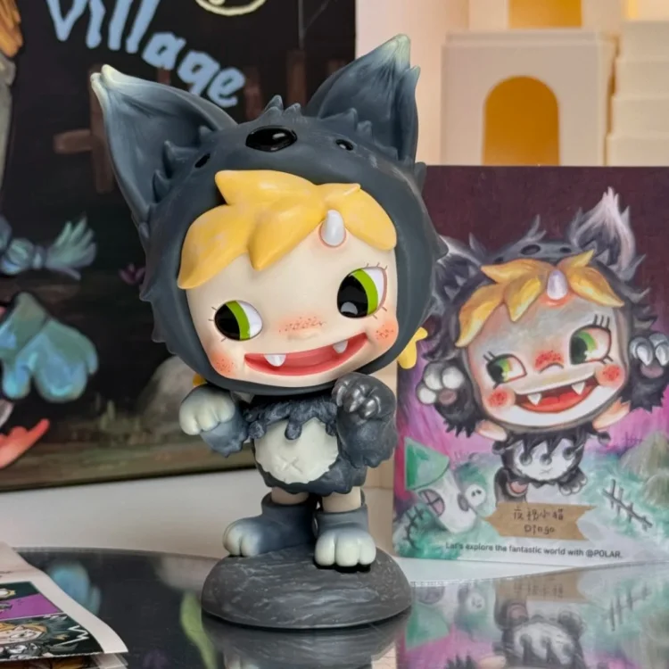 Original POP MART POLAR Monster Village Serie Saison 3 Blind Box Actionfigur Spielzeug Desktop-Dekoration Ornament Überraschungsgeschenk – Detail 10