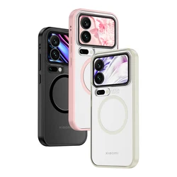 Magnetic Wireless Charging Armor Phone Case For Magsafe Xiaomi 17 15 14 13 Ultra 13T 14T 15T Pro Military Shockproof Back Cover
