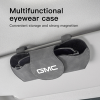Car Interior Sun Visor Glasses Clip Sunglasses Box For GMC Savana Yukon Sierra Jimmy Terrain Acadia Envoy Graphyte Granite